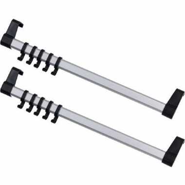 2x stuks deurhanger kapstokken 5 haakjes 55 kind